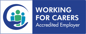 Working for carers accredited employer, Logo