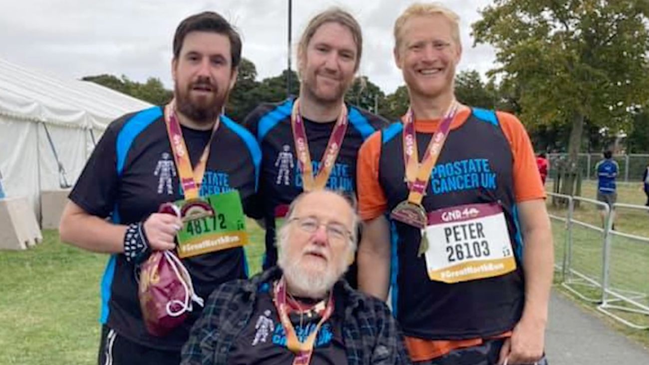 Andy and his family - support for prostate cancer
