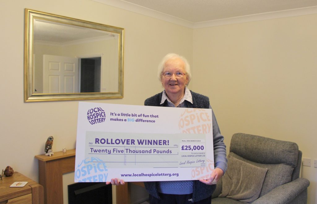 Melksham resident wins £25,000 in Local Hospice Lottery