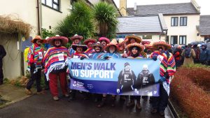 Men's Walk to Support charity fundraising challenge