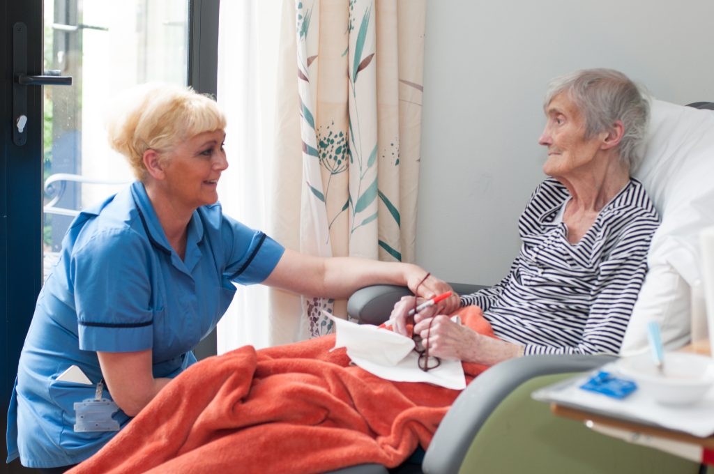 Dorothy House clinical support with patient