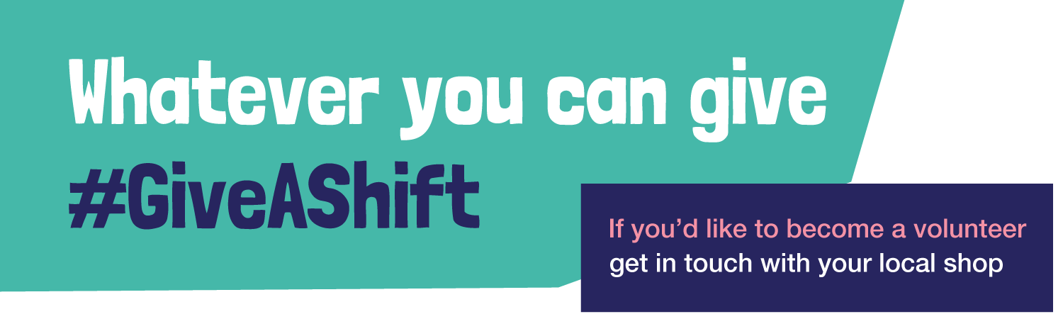 Give A Shift promotional banner - get in touch 