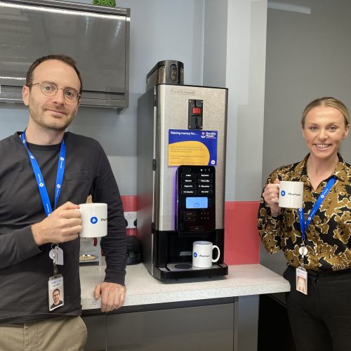 Bath ASU coffee machine initiative raises over £20,000 for Dorothy House!