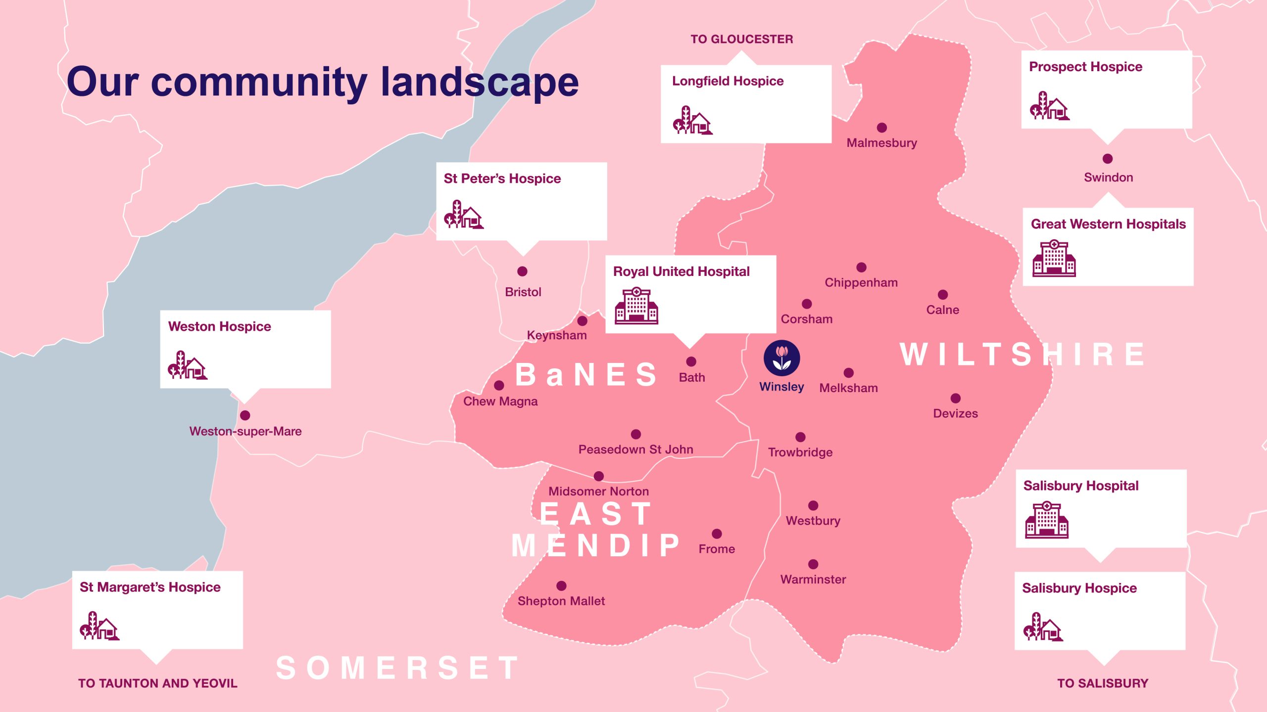 Our geography - community landscape map 