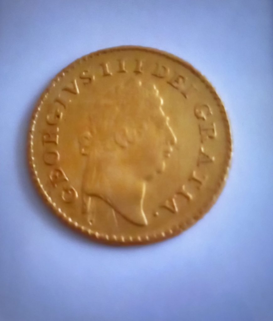 Local metal detectorist makes donation to Dorothy House after finding 200 year old coin. 