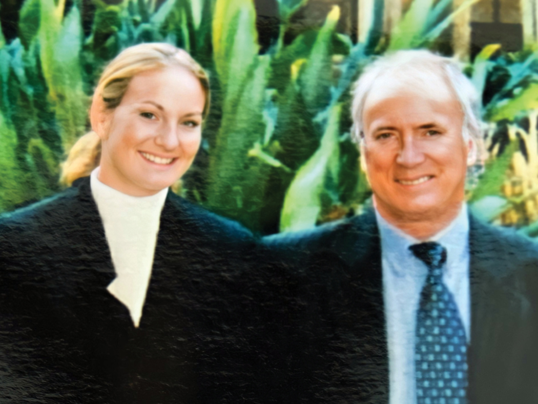 Photograph of Vicky and her Dad, Danny