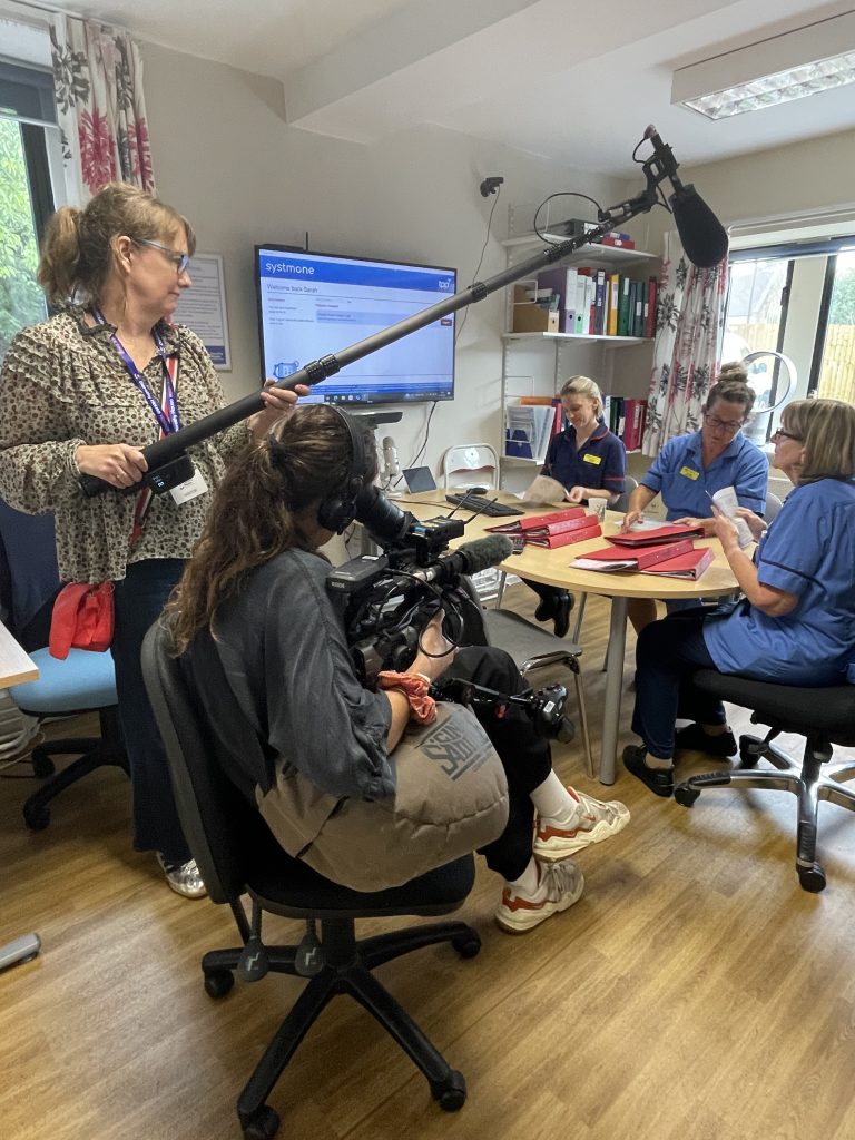 Dorothy House featuring on BBC's Panorama - filming the Hospice's nurses