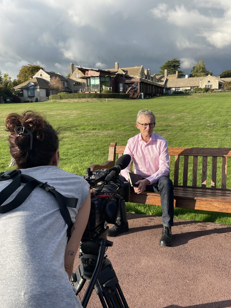 Dorothy House on BBC Panorama - filming in the grounds of the Hospice