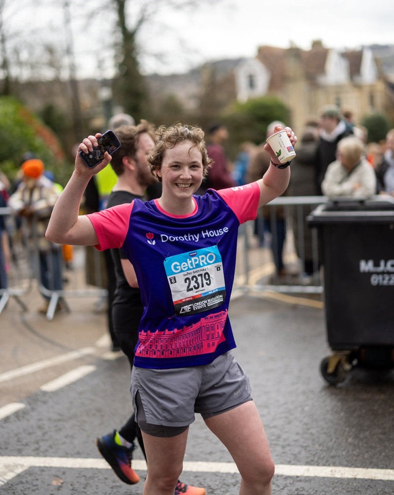 Dorothy House Bath Half runner celebrates