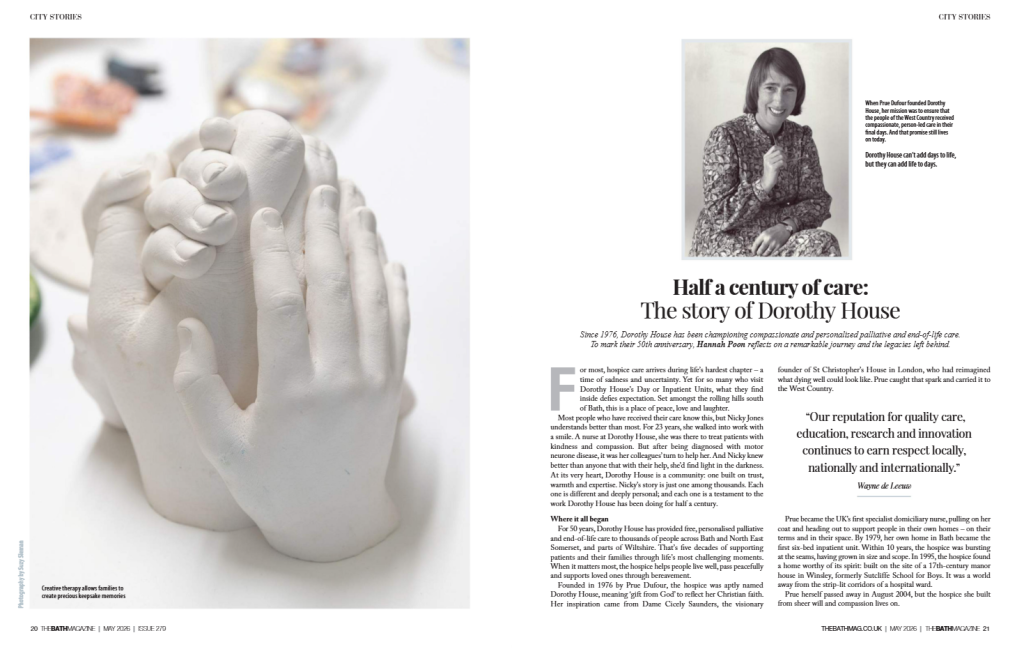 The Bath Magazine features Dorothy House
