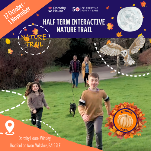 Autumn in the grounds at Dorothy House – half term fun for the whole family!